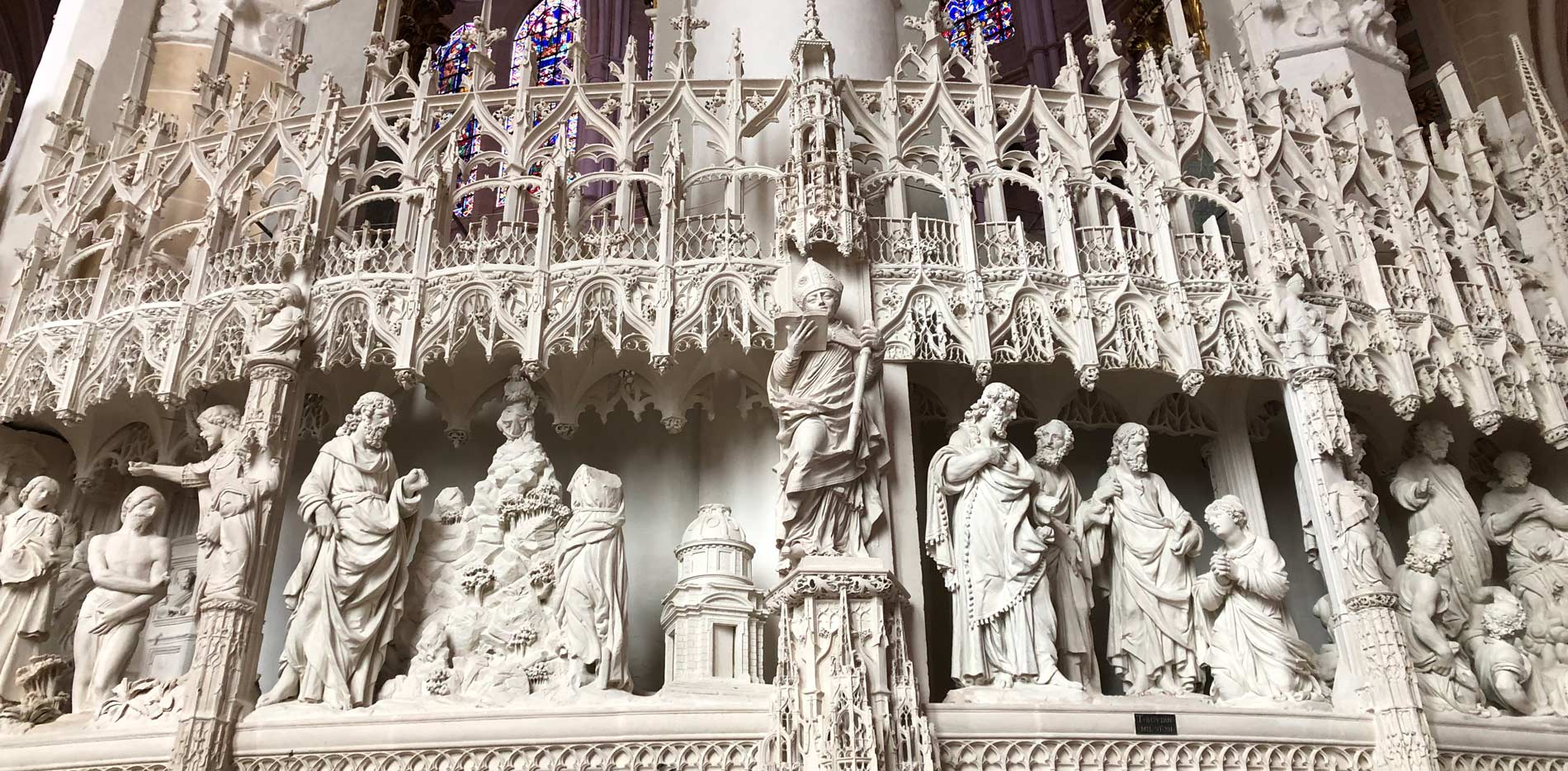 Tour of the choir Cathédrale de Chartres